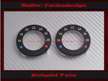 Climate Discs for Land Rover Range Rover Vogue LM III 322 2008 Fahrenheit to degrees Celsius