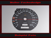 Speedometer Disc for Mercedes AMG 320 SL W129 R129 Scale - 2