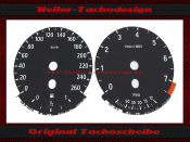 Speedometer Disc for BMW X5 X6 E70 E71 Petrol Tachometer to 7,5 l100 km Mph to Kmh