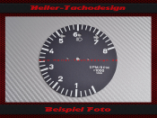 Tachometer Disc for Porsche 911 extended from 7000 auf...