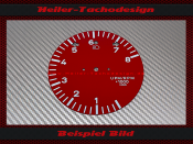 Tachometer Disc for Porsche 911 extended from 7000 auf 8000 RPM