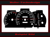 Tachoscheibe für Mitsubishi Colt CA0 CA0W 240 Kmh