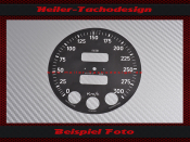 Speedometer Sticker for Maserati Mistral oder Sebring...