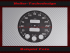 Tachoaufkleber für Maserati Mistral oder Sebring Series II 3500 GTiS 180 Mph to 300 Kmh