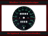 Speedometer dial for Porsche 912 902 120 Mph to 200 Kmh 20s steps