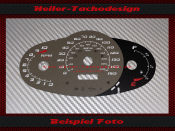 Speedometer Disc for Harley Davidson Street Rod VRSCR 2005 Mph to Kmh