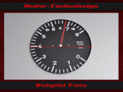 Tachometer Disc for Porsche 911 8000 Umin Ruf Scaling