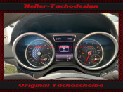Tachoscheibe für Mercedes Benz C 292 GLE SUV Benzin Mph zu Kmh