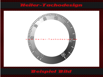 Tacho Aufkleber für BMW E120 1800 Ti 1965 120 Mph zu 260 Kmh