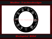 Tacho Aufkleber für BMW E120 1800 Ti 1965 120 Mph zu...