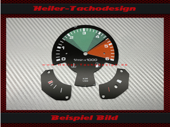 Tachometer Dial for VW T3 Bus to 6 RPM - 2