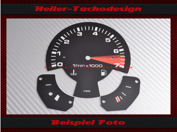 Tachometer Dial for VW T3 Bus to 7 RPM - 1