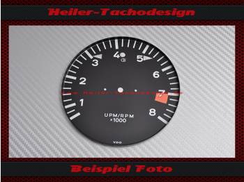 Drehzahlmesser Zifferblatt für Porsche 911 8000 UPM - 4
