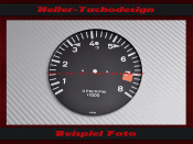 Tachometer Disc for Porsche 911 8000 RPM - 4