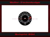 Speedometer Disc Tachometer Disc 0-8 RPM Ø48