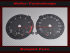 Tachoscheibe für VW Jetta GLI 2015 bis 2018 Mph zu Kmh