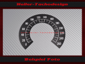 Speedometer Sticker for Pontiac Firebird 1968 160 Mph to...