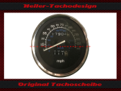 Tacho Aufkleber für Honda Magna VF 750C RC43 1993 150 Mph zu 240 Kmh