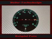 Tachometer Disc for Porsche 911 901 8000 RPM - 2