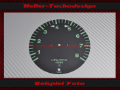 Drehzahlmesser Scheibe für Porsche 911 901 8000 UPM - 1