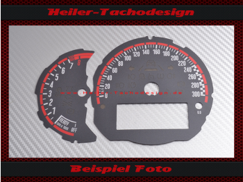 Speedometer Discs for BMW Mini 3 F54 F55 F56 F57 JCW John Cooper Works Design GP 300 Kmh