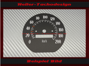 Tacho Aufkleber für Chevrolet Monte Carlo 1971 120 Mph zu 200 Kmh 1 Display