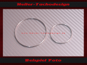 Zierringe Blendringe Abdeckringe Poliertes Aluminium Mercredes for Porsche 911 356 964 etc.