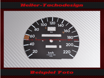 Tachoscheibe für Mercedes W201 C Klasse 260 Kmh Kienzle
