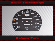 Speedometer Disc for Mercedes W201 C Class 260 Kmh Kienzle