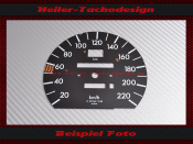 Speedometer Disc for Mercedes W201 C Class 260 Kmh Kienzle