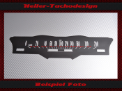 Speedometer Sticker for Cadillac Deville Coupé 1965 120 Mph to 200 Kmh