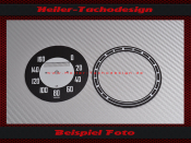Speedometer Disc for BMW 511 0 to 160 Kmh Ø 75 mm