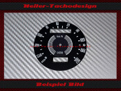 Speedometer Disc BSA Lightning A65L 1966 Mph to Kmh