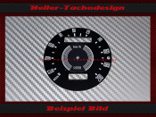 Speedometer Disc for BSA Lightning A65L 1966 Mph to Kmh