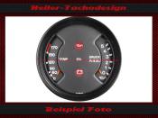 Oil Pressure Oil Temp Glass for Porsche 914