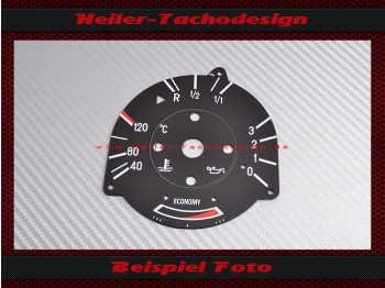 Temperatur Tank Öl Economy Anzeige für Mercedes SL W107 R107 W116 Grad Celsius