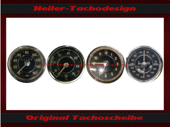 Tacho Uhr Radio Drehzahlmesser Glas für Mercedes Benz 220 W187