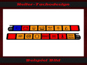 Tachosymbole Tacho Symbole Leisten für Mercedes 320...