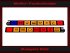 Tachosymbole Speedometer Symbols Bar for Mercedes 320 SL W129 R129 Set - 1