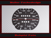 Tachoscheibe BMW E10 114 02 Serie 1966 bis 1977 180 bis...