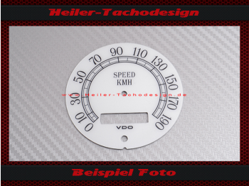 Tachoscheibe für Harley Davidson Zubehör Tacho - 1 Mph zu Kmh