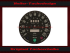 Speedometer Disc for Jaeger Brand Fits Triumph Spitfire SN6203-34 Ø 92 mm 120 Mph to 200 Kmh