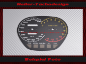 Tachoscheibe für Suzuki Katana GS1100SD 1983 Skala...