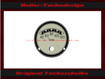 Zusatzinstrument Scheibe Tacho Scheibe Temperaturanzeige Ø70 mm