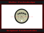 Zusatzinstrument Scheibe Tacho Scheibe Öldruck...