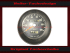 Speedometer Sticker for Kawasaki 500 H1F Mach3 EZ 1974 Mph to Kmh