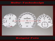 Tachoscheiben für Mercedes W126 380 SE 1980 S Klasse 320 Kmh