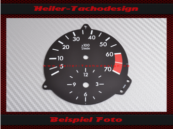 Drehzahlmesserscheibe für Mercedes SL W126 S Klasse 7 RPM - 1