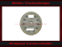 Tachoscheibe für Glashütter Mühle Tachometer Mühle 100 Kmh Fliehpendel Ø80 mm 2 Display