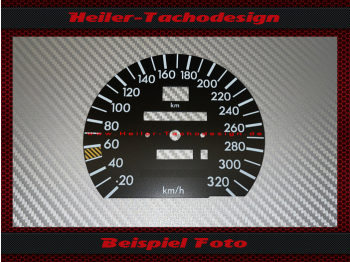 Speedometer Disc for Mercedes W201 AMG C Class 320 Kmh